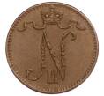 Монета 1 пенни 1901 года Русская Финляндия (Артикул M1-59032)