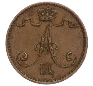 1 пенни 1883 года Русская Финляндия