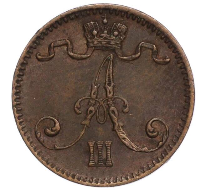 Монета 1 пенни 1888 года Русская Финляндия (Артикул M1-59041)