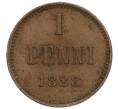 Монета 1 пенни 1888 года Русская Финляндия (Артикул M1-59048)