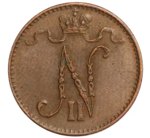 1 пенни 1911 года Русская Финляндия