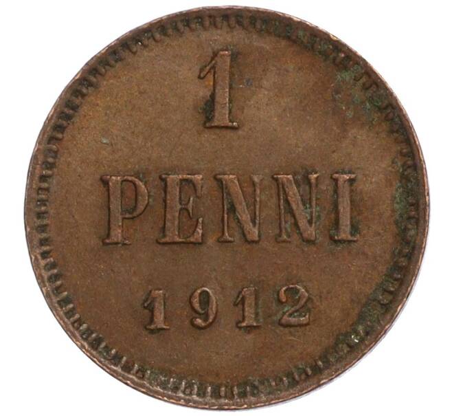 Монета 1 пенни 1912 года Русская Финляндия (Артикул: M1-59186) — Фото №1