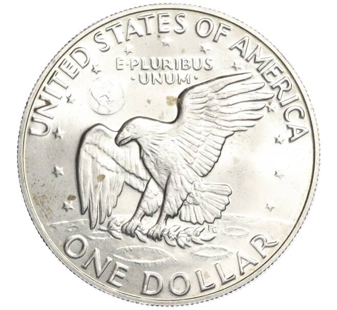 Монета 1 доллар 1974 года S США «Эйзенхауэр» (Артикул M2-73838)