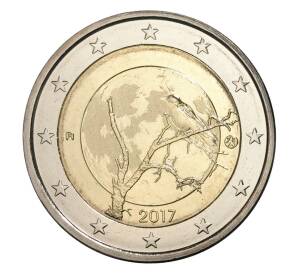 2 евро 2017 года Финляндия «Финская природа» — Фото №1