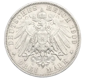 3 марки 1909 года Германия (Гамбург)