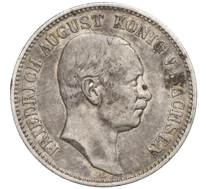Монета 2 марки 1907 года Германия (Саксония) (Артикул M2-73876)