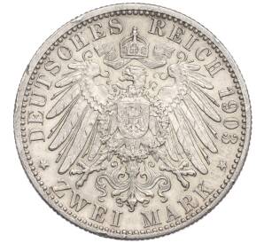 2 марки 1903 года Германия (Вюртемберг) — Фото №2