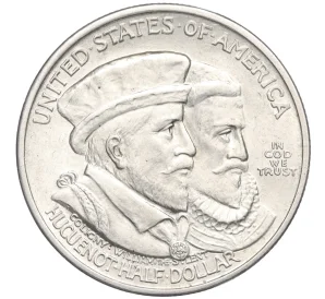 1/2 доллара (50 центов) 1924 года США «300 лет основания Новой Голландии»