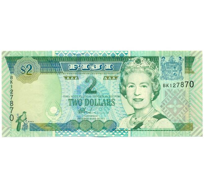 Банкнота 2 доллара 2002 года Фиджи (Артикул: K12-07278) — Фото №1