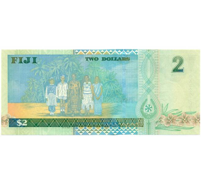 Банкнота 2 доллара 2002 года Фиджи (Артикул: K12-07278) — Фото №2