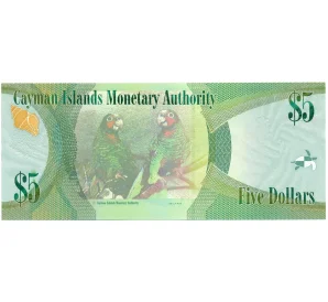 5 долларов 2010 года Каймановы острова