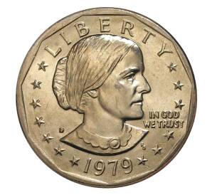 1 доллар 1979 года D США «Сьюзен Энтони» — Фото №1