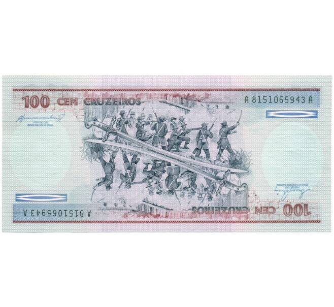 Банкнота 100 крузейро 1984 года Бразилия (Артикул K12-07696)