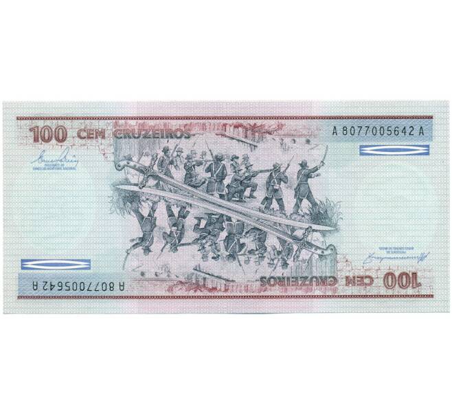 Банкнота 100 крузейро 1984 года Бразилия (Артикул K12-07724)