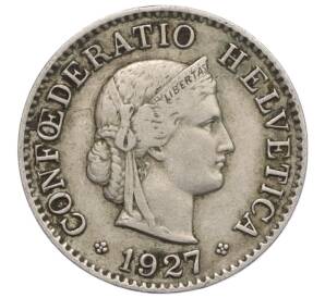 5 раппенов 1927 года Швейцария — Фото №1
