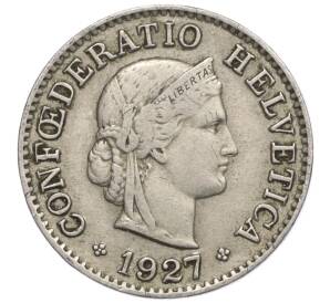 5 раппенов 1927 года Швейцария