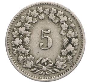 5 раппенов 1898 года Швейцария