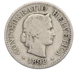 5 раппенов 1898 года Швейцария