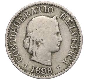 5 раппенов 1898 года Швейцария