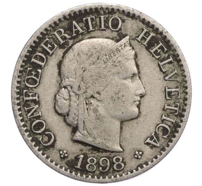 Монета 5 раппенов 1898 года Швейцария (Артикул K12-07893)