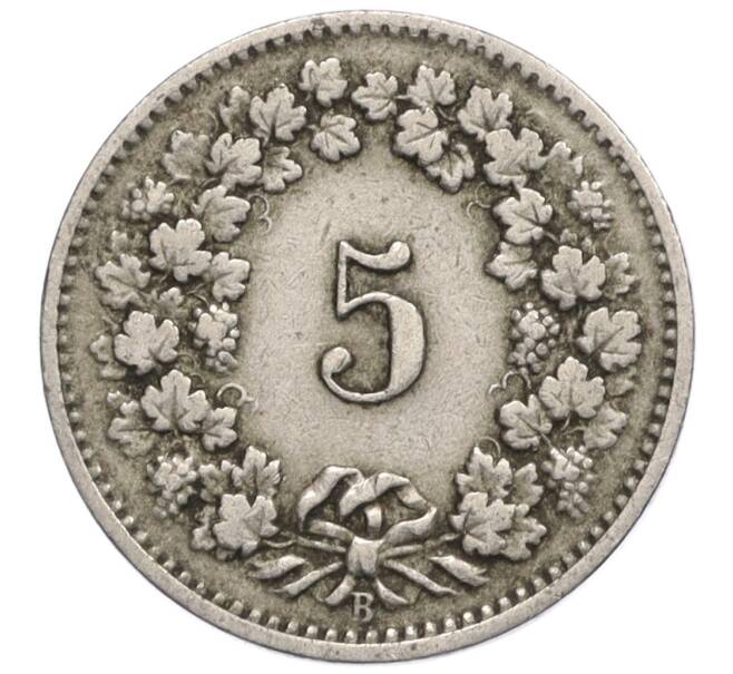 Монета 5 раппенов 1898 года Швейцария (Артикул K12-07894)