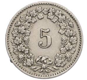 5 раппенов 1898 года Швейцария