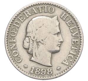 5 раппенов 1898 года Швейцария