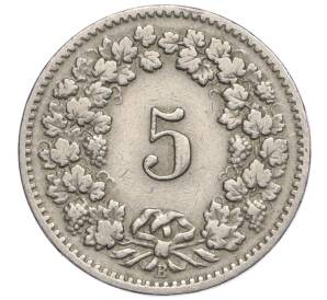 5 раппенов 1898 года Швейцария