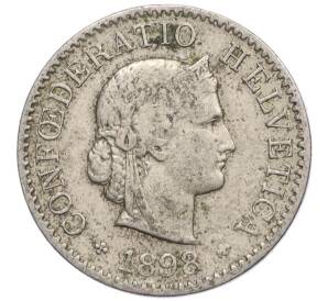 5 раппенов 1898 года Швейцария