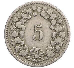 5 раппенов 1895 года Швейцария — Фото №2