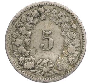 5 раппенов 1895 года Швейцария — Фото №2