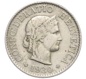 5 раппенов 1930 года Швейцария — Фото №1