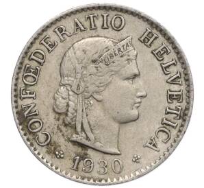 5 раппенов 1930 года Швейцария — Фото №1