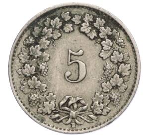 5 раппенов 1930 года Швейцария — Фото №2