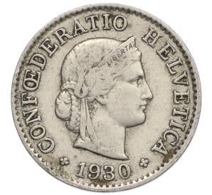 5 раппенов 1930 года Швейцария — Фото №1