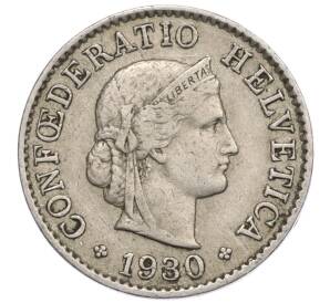 5 раппенов 1930 года Швейцария — Фото №1