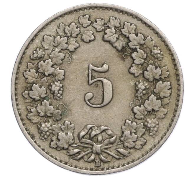 Монета 5 раппенов 1930 года Швейцария (Артикул K12-07922)