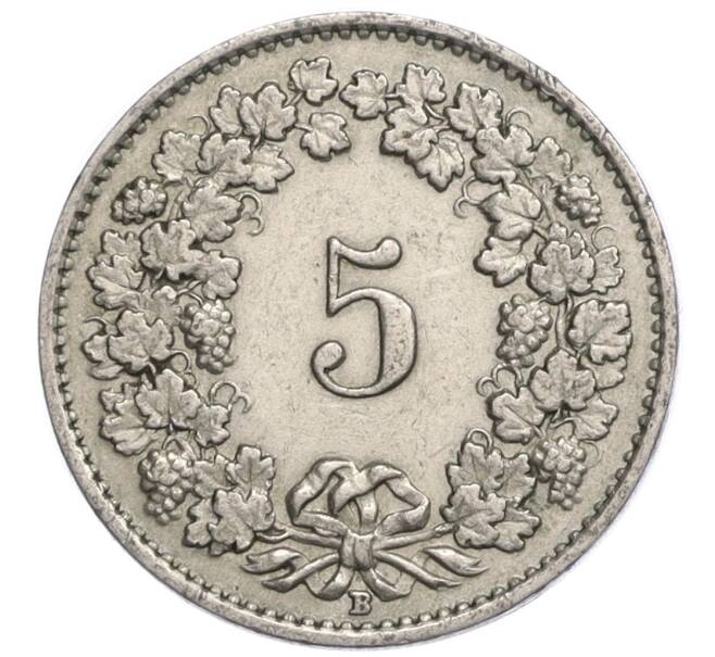 Монета 5 раппенов 1930 года Швейцария (Артикул K12-07923)