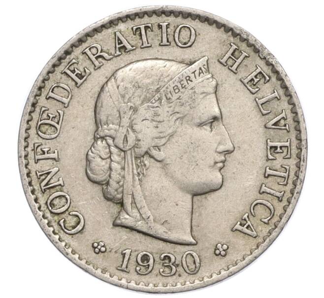 Монета 5 раппенов 1930 года Швейцария (Артикул K12-07924)