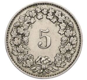 5 раппенов 1930 года Швейцария — Фото №2