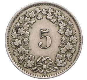 5 раппенов 1931 года Швейцария — Фото №2