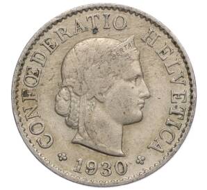 5 раппенов 1930 года Швейцария — Фото №1