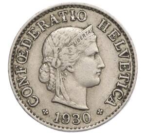 5 раппенов 1930 года Швейцария — Фото №1