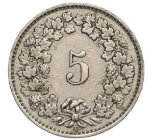 5 раппенов 1930 года Швейцария — Фото №2