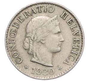 5 раппенов 1930 года Швейцария — Фото №1