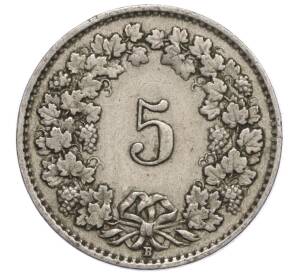 5 раппенов 1930 года Швейцария — Фото №2