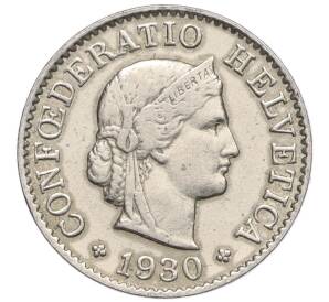 5 раппенов 1930 года Швейцария — Фото №1