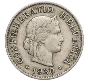 5 раппенов 1930 года Швейцария — Фото №1