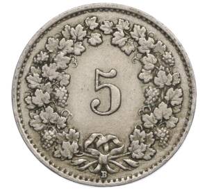 5 раппенов 1930 года Швейцария — Фото №2