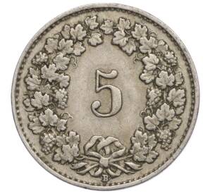 5 раппенов 1930 года Швейцария — Фото №2